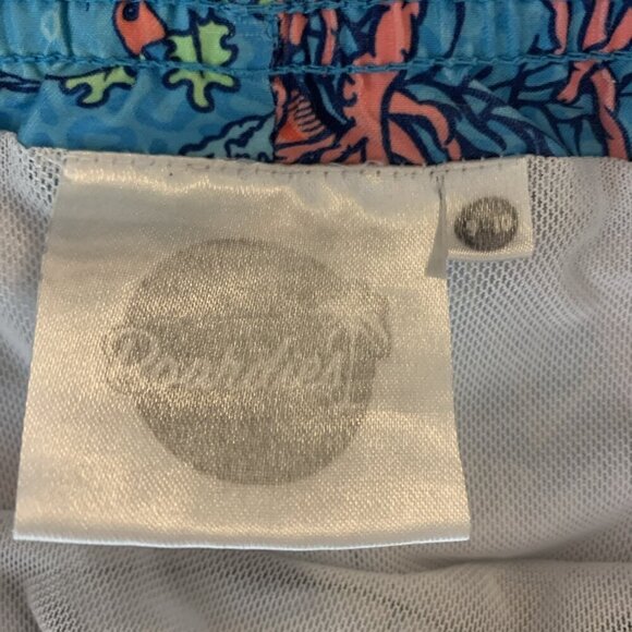 Boardies Boys 9 10 Swim Trunks Blue Fish Underwater Board Shorts Lined Colorful - Picture 2 of 16